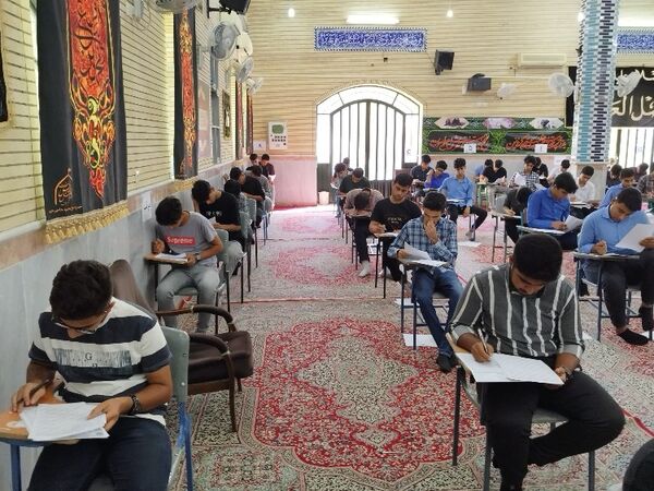 برگزاری امتحانات در کمال آرامش 
