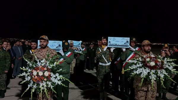 آیین استقبال از ۶ شهید گمنام در استان چهارمحال و بختیاری