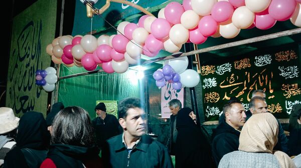 موکب های پذیرایی در جشن خیابانی مهر علوی کاشمر
