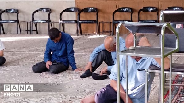 مراسم پر فیض دعای عرفه در مسجد چهارده معصوم الغدیر باحضور مردم 