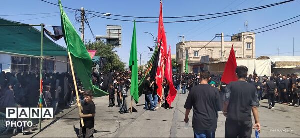 شور حسینی در شهر جعفریه قم 