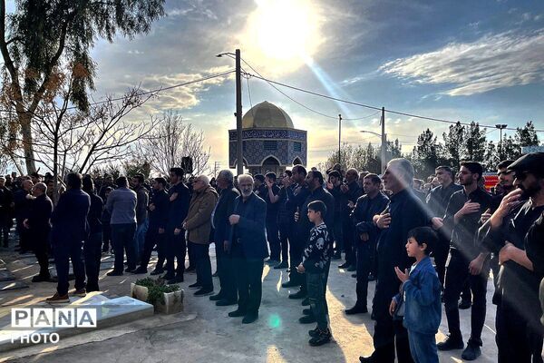 مراسم وداع و تشیع پیکر مطهر شهید محمد مهدی زواره ای در روستای طغان و امامزاده هادی شهر جوادآباد