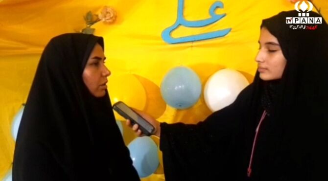  مراسم اعتکاف با حضور پرشور دانش‌آموزان در مسجد قبا ویلاشهر در نجف‌آباد