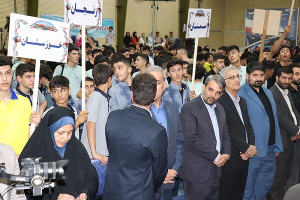 آیین افتتاحیه مسابقات کشوری ورزشی دانش‌آموز ان در رودهن