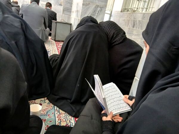 دعای ندبه در مدرسه حضرت زهرا (س) نیر