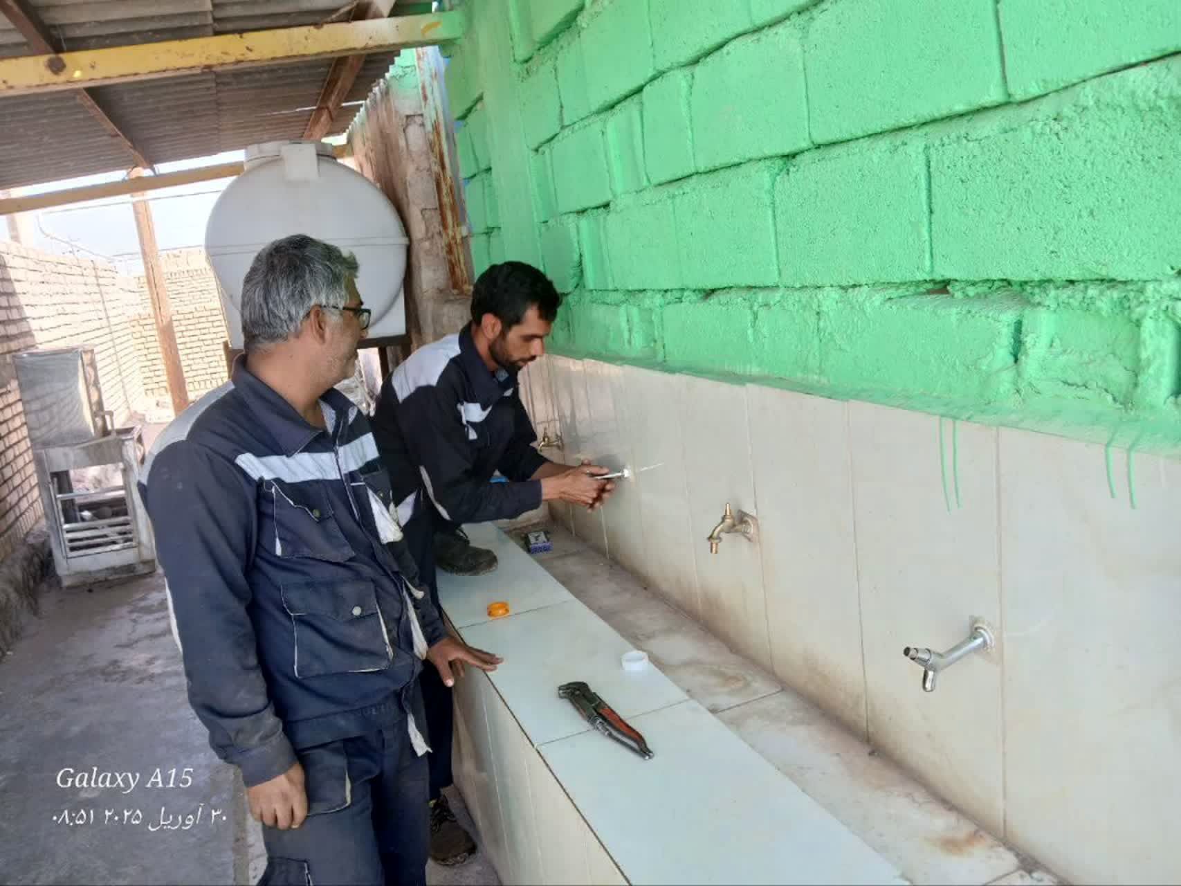 آب شرب دانش‌آموزان معدن قلعه زری تامین شد