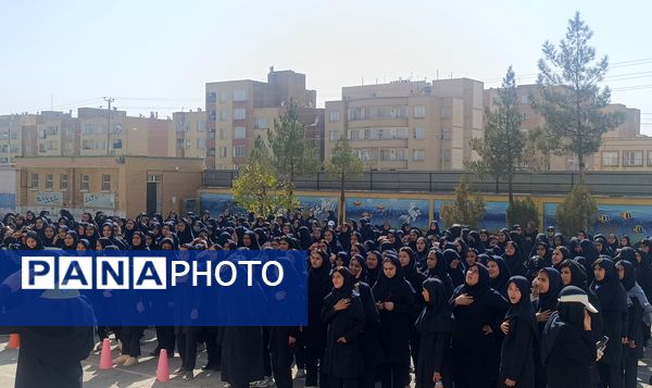 افتتاحیه المپیاد ورزشی درون مدرسه ای در دبیرستان مهر نیشابور