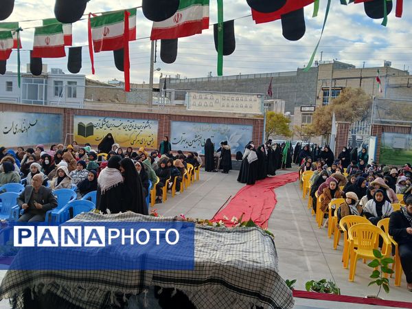 استقبال از شهید گمنام و دومین روز از تجلی وفا و فداکاری در تربت حیدریه