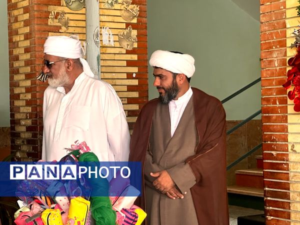 جشن شکوفه‌ها و طنین زنگ مهر در مدرسه فاطمه‌ الزهرا شهرستان جاسک