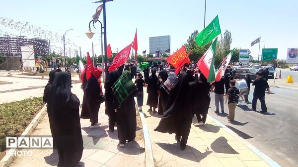 دسته عزاداری شهدای  ایران خودرو در ظهر عاشورا