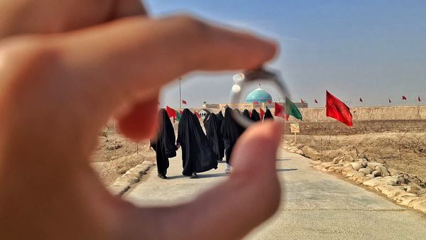حس و حال دختران دانش‌آموز قم در اردوی راهیان نور