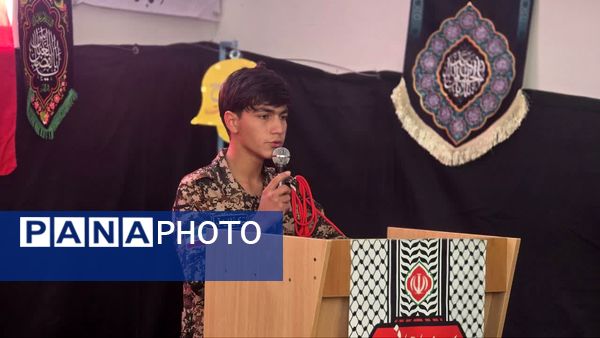 جلوه‌ای ماندگار از ارادت دانش‌آموزان بافق به شهدا