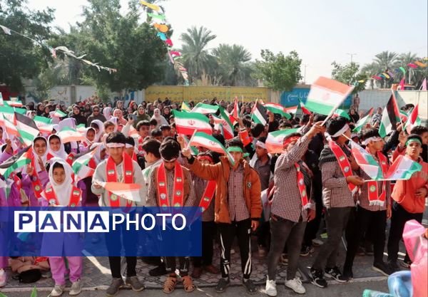 زنگ انقلاب در مدارس رودبار جنوب به صدا درآمد 