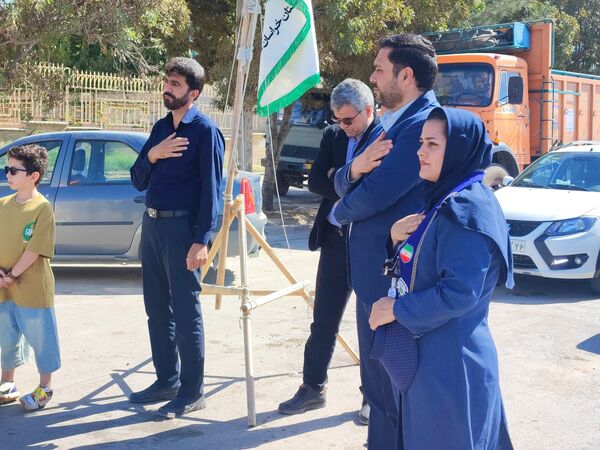 برپایی موکب سازمان دانش‌آموزی در شهرستان سملقان