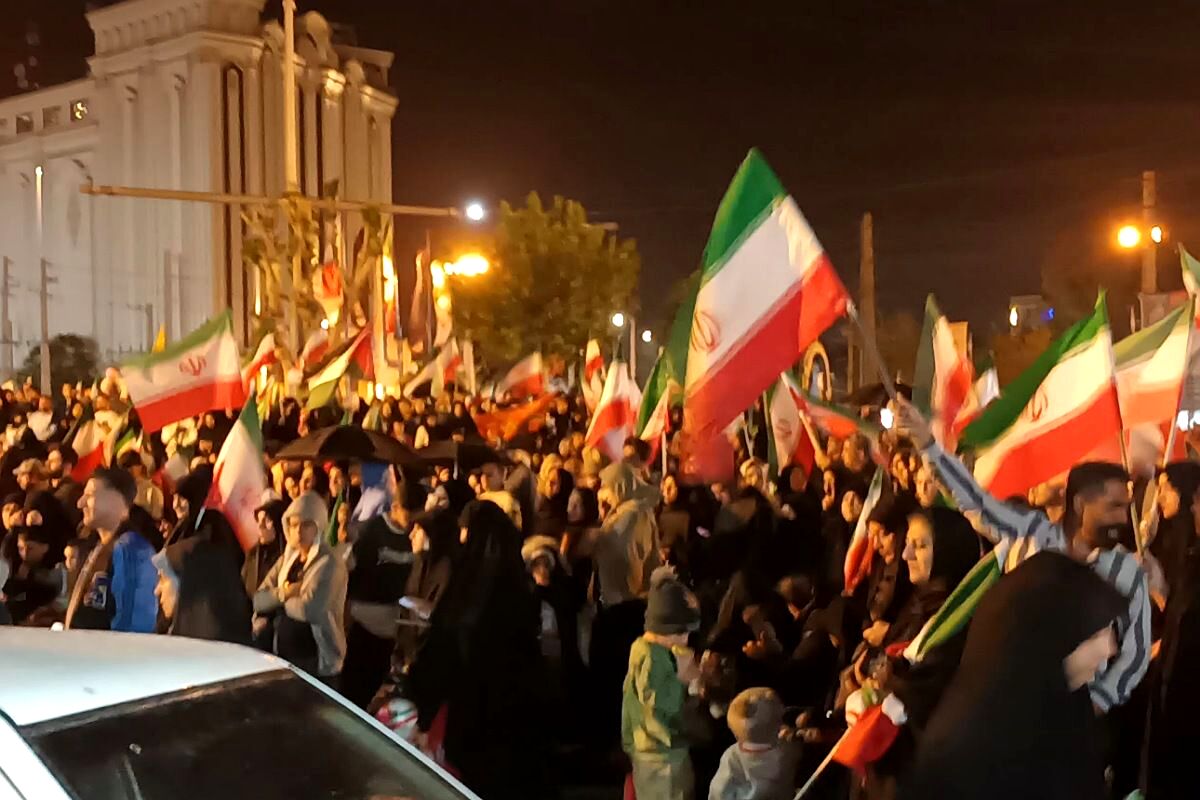 تجمعات‌ شبانه ضد صهیونیستی در میدان امام خمینی (ره) شهرستان قرچک