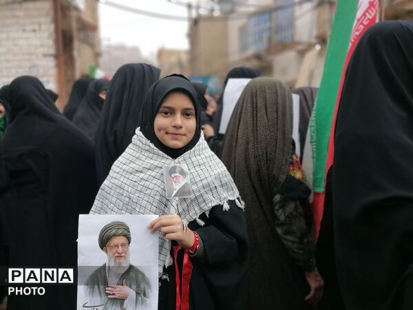 راهپیمایی روز جهانی قدس در شهر بار نیشابور