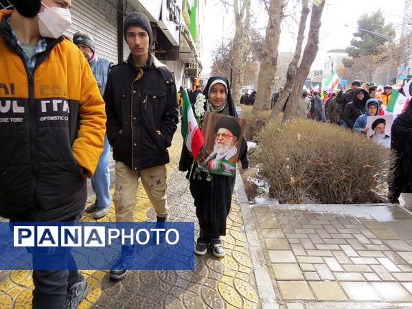 راهپیمایی باشکوه ۲۲ بهمن ماه شهرستان بجنورد 