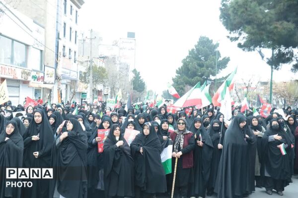 حضور مردم ماهدشت در راهپیمایی روز قدس 
