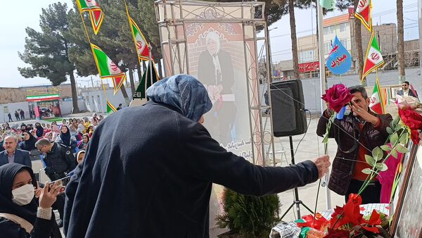 افتتاحیه آموزشگاه ۱۲ کلاسه‌ یاسمن خاکباز ۲ شهرستان نیشابور