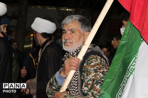 جلوه هایی از حضور باشکوه مردم آشخانه در راهپیمایی