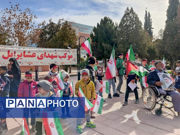 راهپیمایی ۲۲ بهمن در دیار حاج قاسم سلیمانی