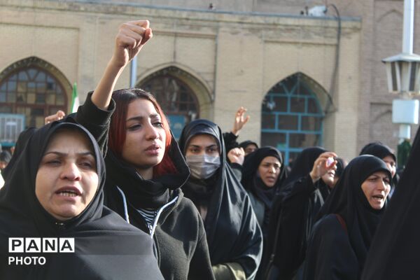 آیین سوگواری شهادت قائد امت در نیشابور 