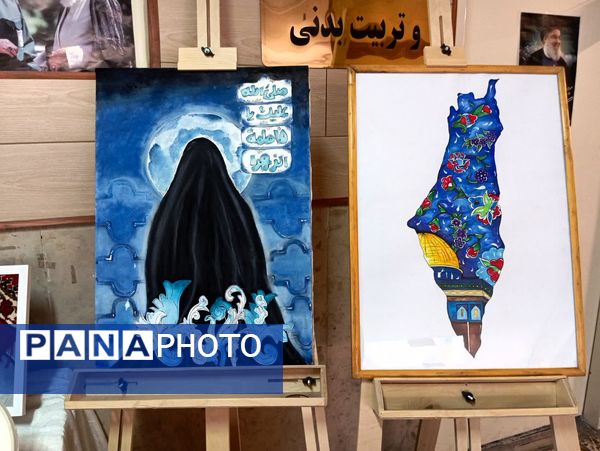 برپایی نمایشگاه دست سازه‌های دانش‌آموزی در ورامین