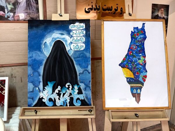 برپایی نمایشگاه دست سازه‌های دانش‌آموزی در ورامین