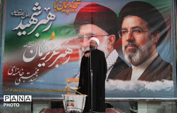 مراسم اربعین رهبر شهید انقلاب اسلامی در مسجد امام حسین (ع) خاتم