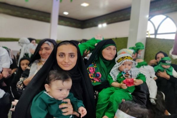 همایش شیرخوارگان حسینی در شهر بار