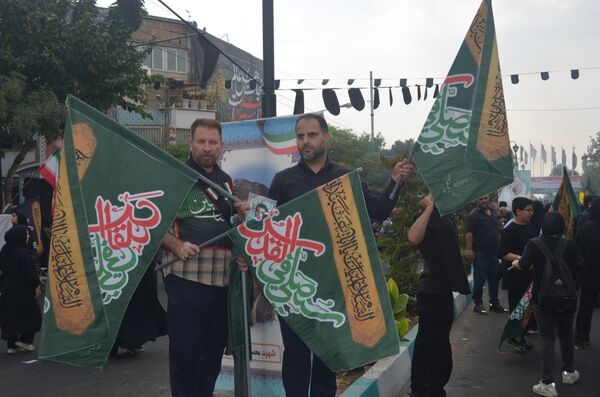 برپایی موکب عشاق الحسین سازمان دانش‌آموزی شهر تهران
