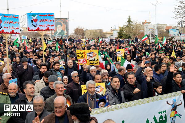 راهپیمایی روز جهانی قدس در آذربایجان غربی