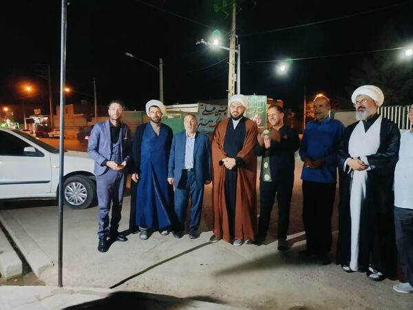 موکب علی اصغری فدافن میزبان امام جمعه کاشمر 