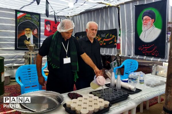 خداحافظ ای خادمِ دین و ملت؛ موکب «دلدادگان رهبر شهید» در فیروزکوه 