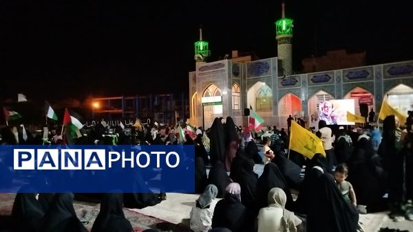 اجتماع بزرگ مردم ولایت‌مدار نیشابور در محکومیت ترور شهید قدس اسماعیل هنیه 