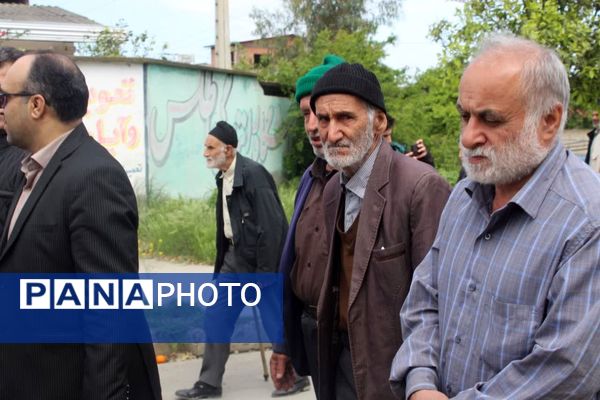 حمایت نمازگزاران جمعه در گلوگاه از مردم مظلوم فلسطین