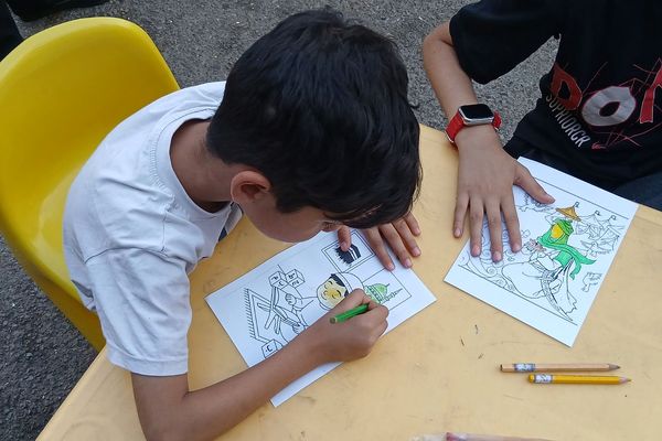 برپایی موکب «عشاق الحسین(ع)» سازمان دانش‌آموزی شهرستانهای تهران در مسیر زائران اربعین