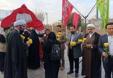 آیین بدرقه کاروان راهیان نور شهرری
