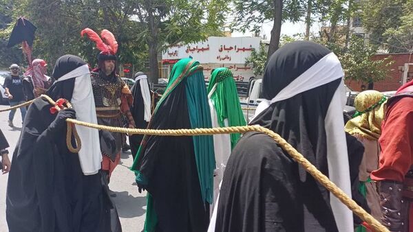 برگزاری تجمع یوم العباس در امامزاده حسن کرج