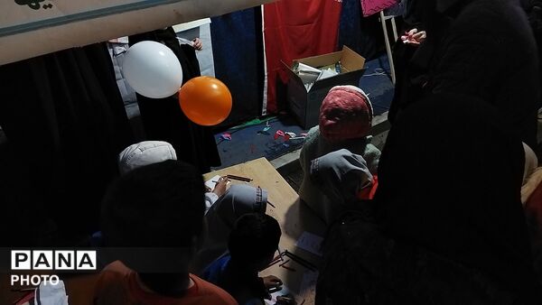 گذری بر فعالیت موکب محبان مهدی در مراسم چهلم رهبر شهید و شهدای میناب 