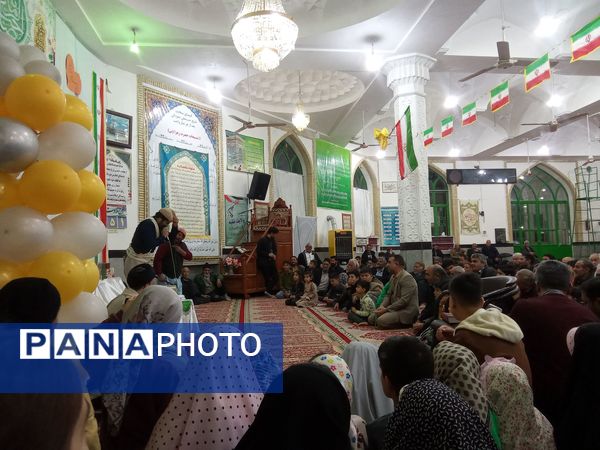 جشن نیمه شعبان در مسجد جامع شهر کندر