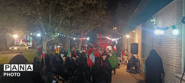 مراسم گرامیداشت هفته دفاع مقدس در میدان حافظ شهرستان نیشابور 