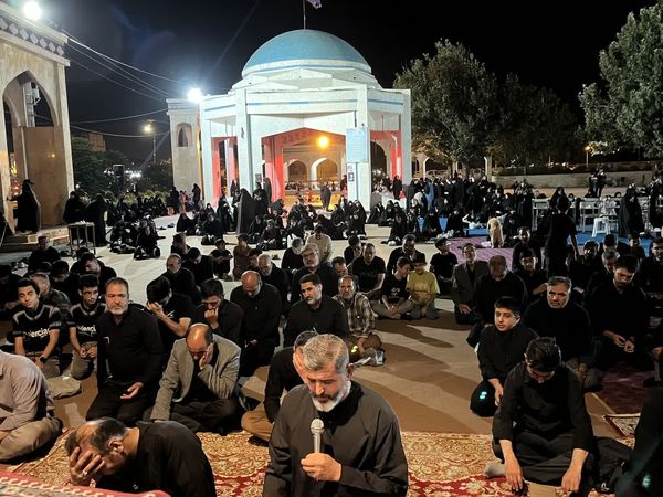  مراسم عزاداری اباعبدالله الحسین(ع) در مسجد شهدای گمنام 