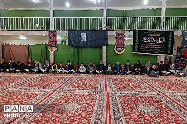 قرائت قرآن در شب بیست سوم ماه مبارک رمضان مسجد جامع شهر بار 