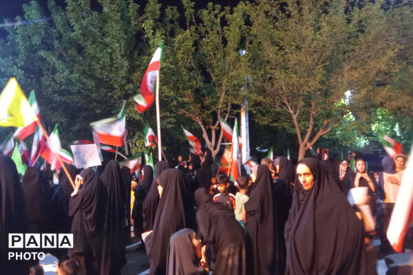 ایستادگی در سایه پرچم وطن