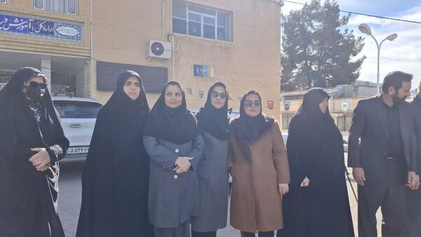 بدرقه دانش‌آموزان پسر عمره‌گذار کهگیلویه و بویراحمد 