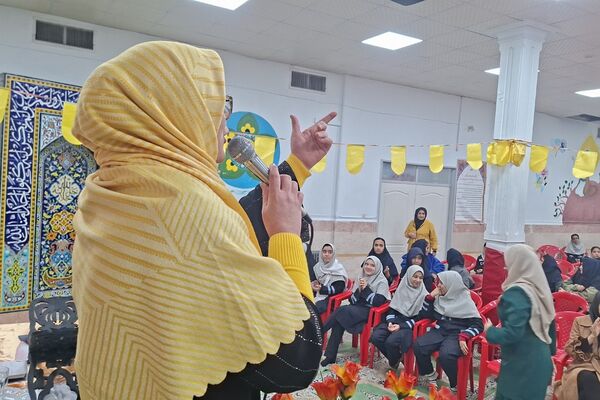 شوق انتظار دیدار منجی عالم بشریت در قلب‌های دانش‌آموزان زینبیه۲