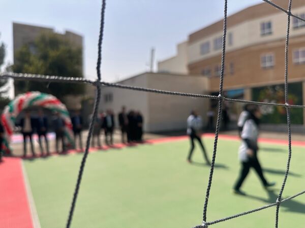 افتتاح زمین ورزشی تایل کورت در هنرستان عفت بجنورد