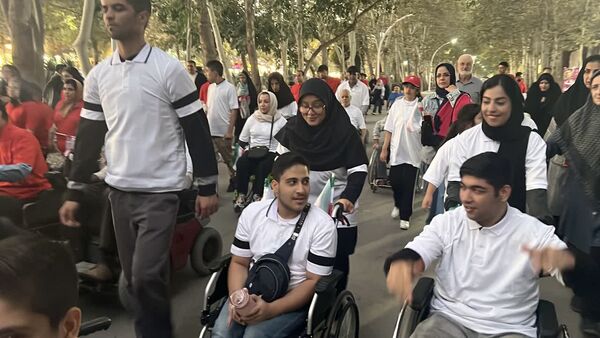 همایش بزرگ ویلچر رانی در جشنواره خانواده ورزش مشهد