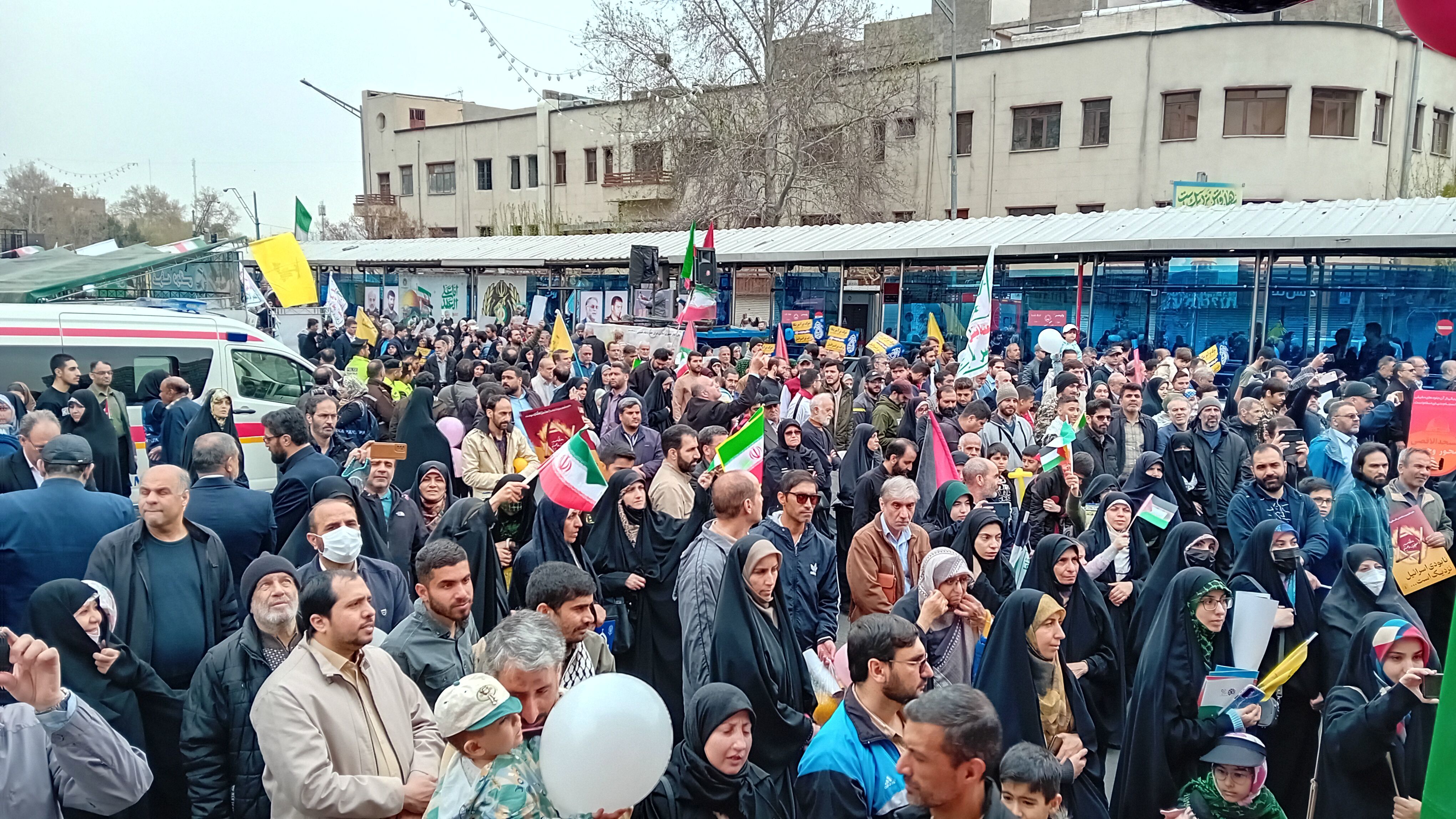 فریاد حمایت از فلسطین در روز جهانی قدس